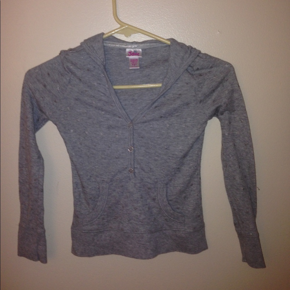 Justice Girls Long Sleeve w/ Hoodie Size 7